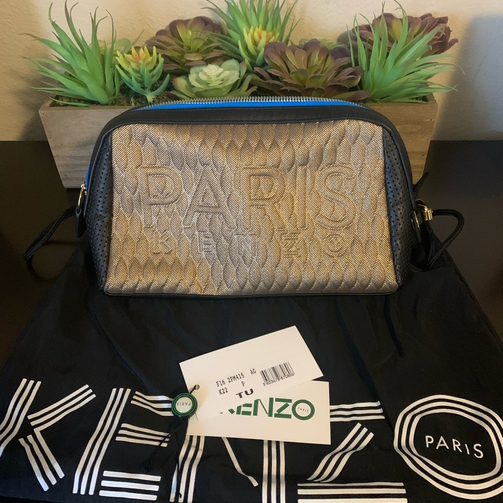 π KENZO Paris Luxury Cosmetic / Beauty Bag β NWT + Dust Bag - Picture 3 of 7